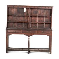 An English Oak Pewter Cupboard