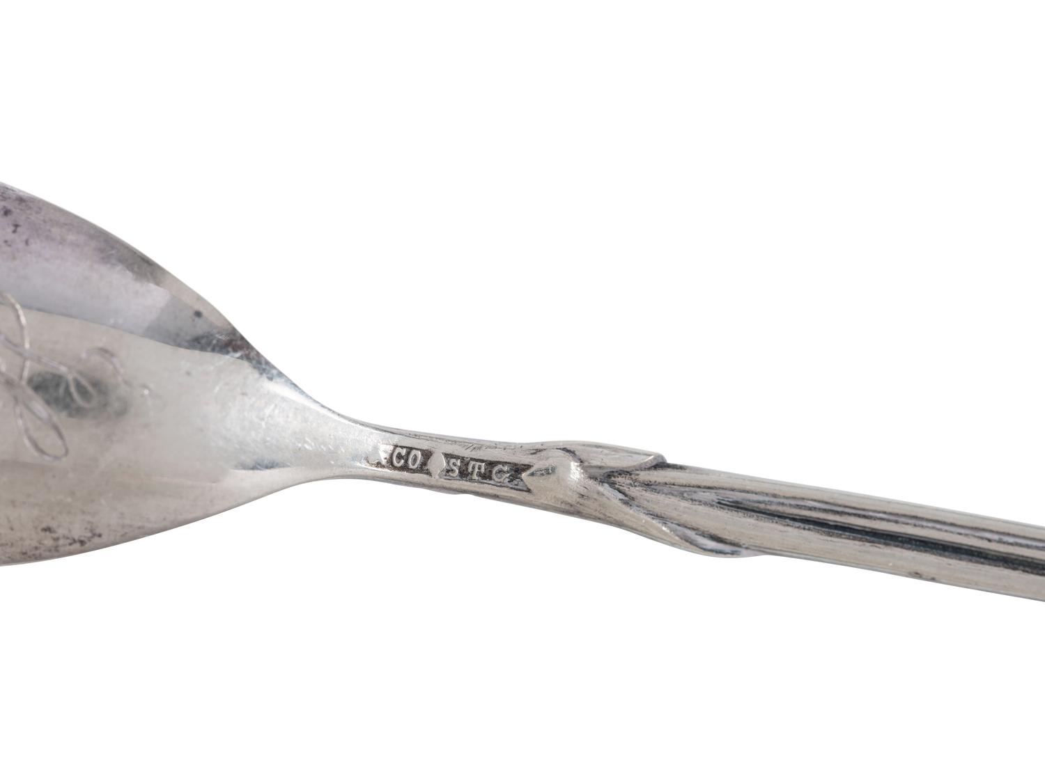 Twenty Silver and Enamel Souvenir Spoons