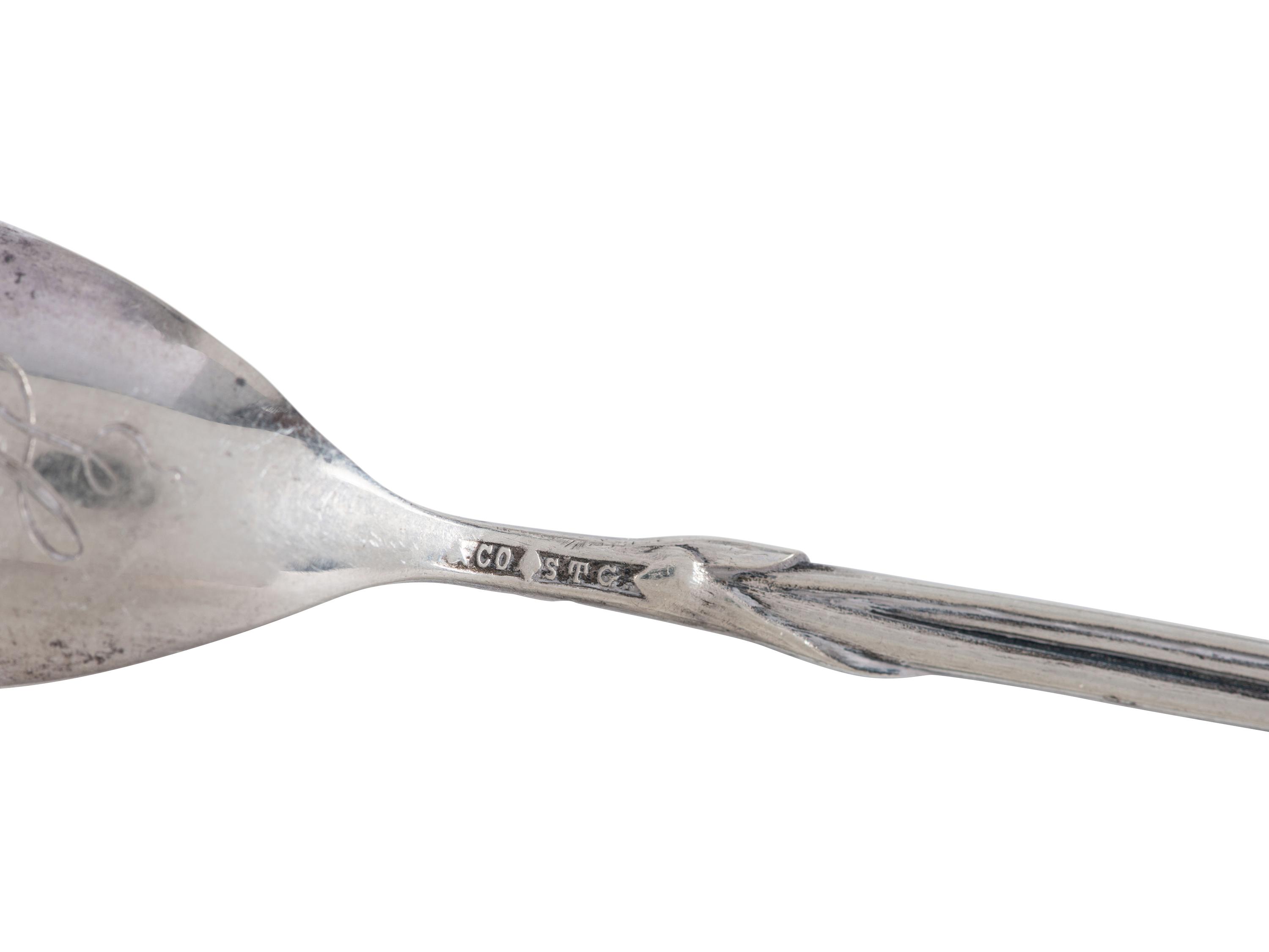 Twenty Silver and Enamel Souvenir Spoons