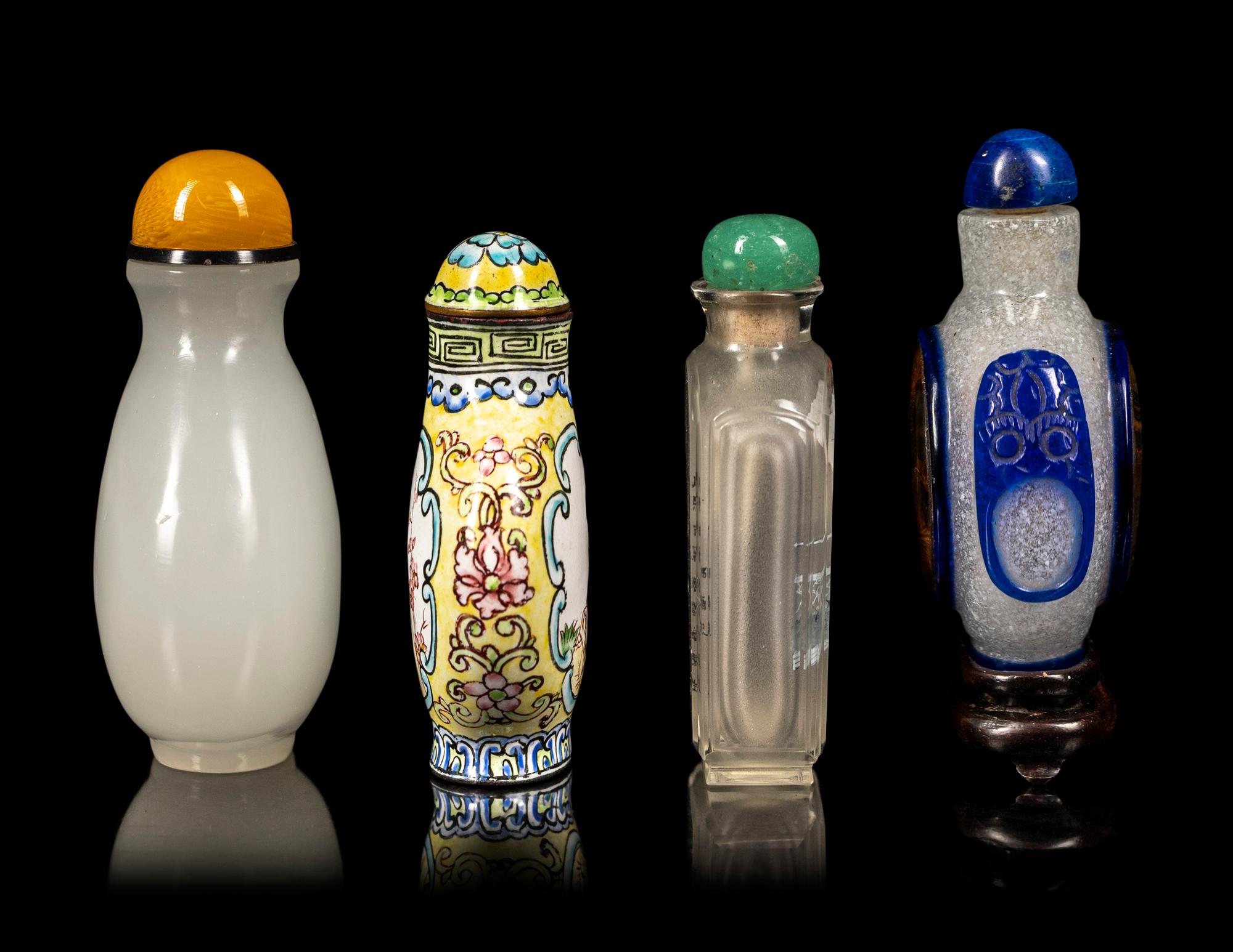 Four Chinese Snuff Bottles