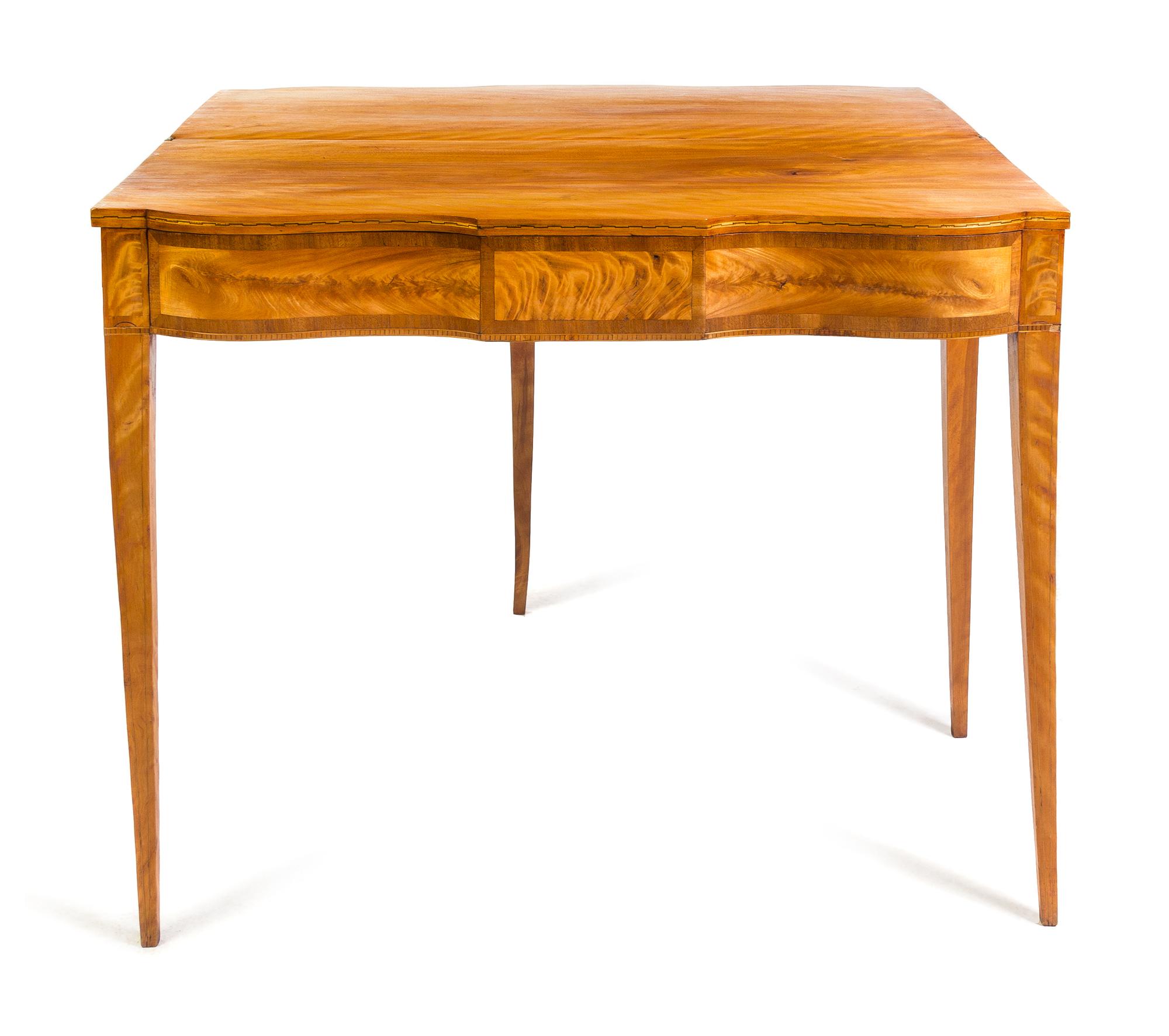 An American Maple Flip-Top Table Height 29 x width 36 x depth 17 inches. — 19TH CENTURY