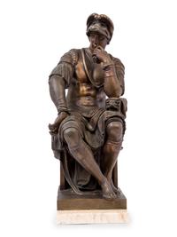 A Continental Bronze Figure of Lorenzo de' Medici