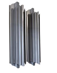 A Pair of American Art Deco Steel Wall Sconces 11.5" W x 8.5" D x 45" H — United States, Circa 1920-1930