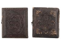 [CIVIL WAR - PHOTOGRAPHY]. A pair of ninth plate images of likely Confederate privates, comprising: