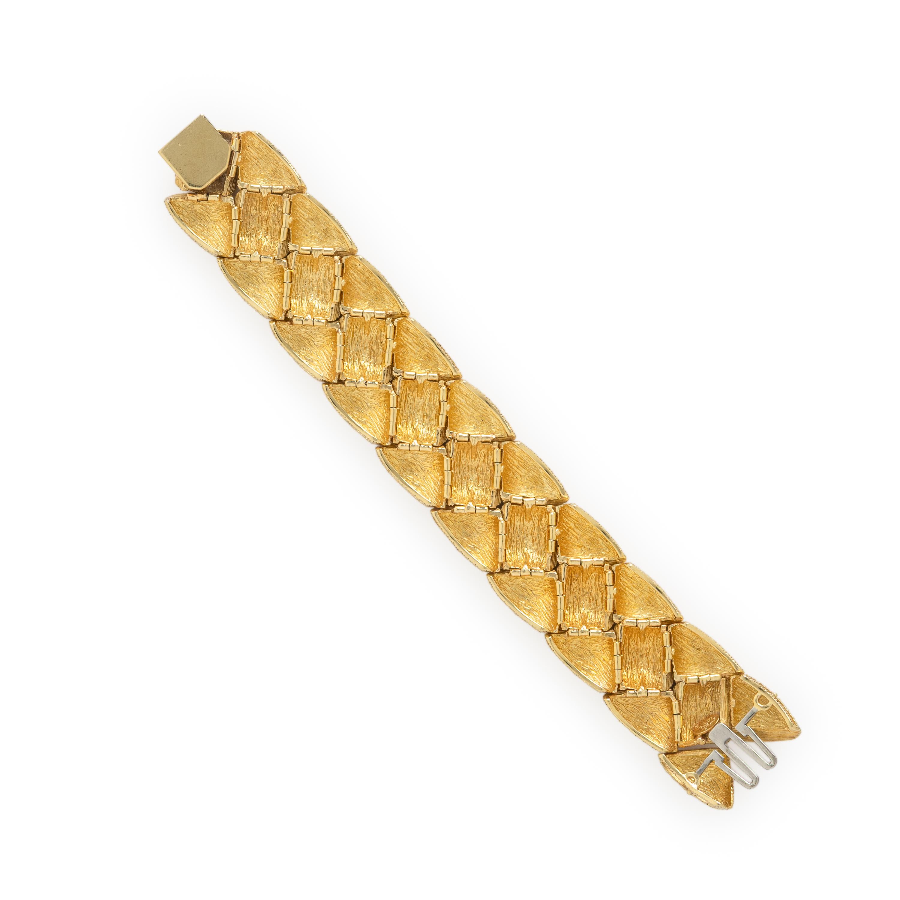 Henry Dunay, 'Sabi' Yellow Gold Woven Bracelet