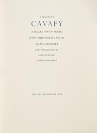 [LIMITED EDITIONS CLUB]. CAVAFY, Constantine (1863-1933). A Tribute to Cavafy. Translated by Edmund Keely and Philip Sherrard. [New York:] The Limited Editions Club, [2003].