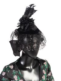 Jean Patou by Christian Lacroix Haute Couture Dress with Hat, 1980's