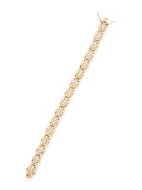 BICOLOR GOLD AND DIAMOND BRACELET