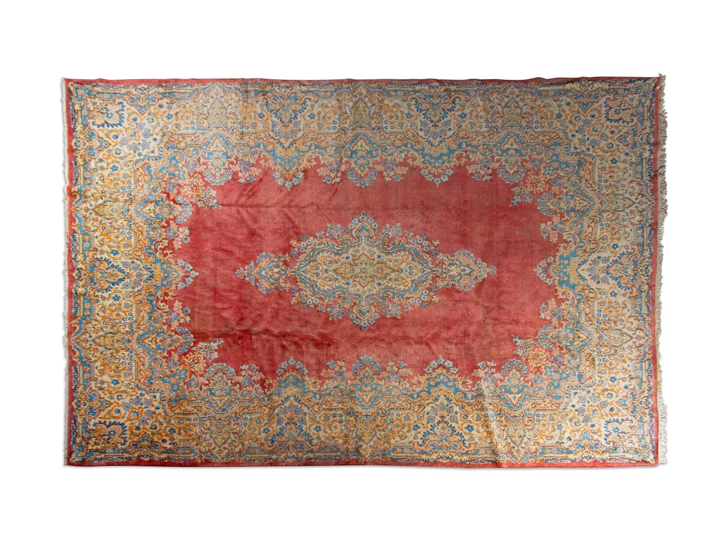 A Kirman Wool Rug