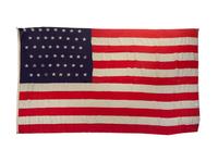 Three 48-Star American Flags