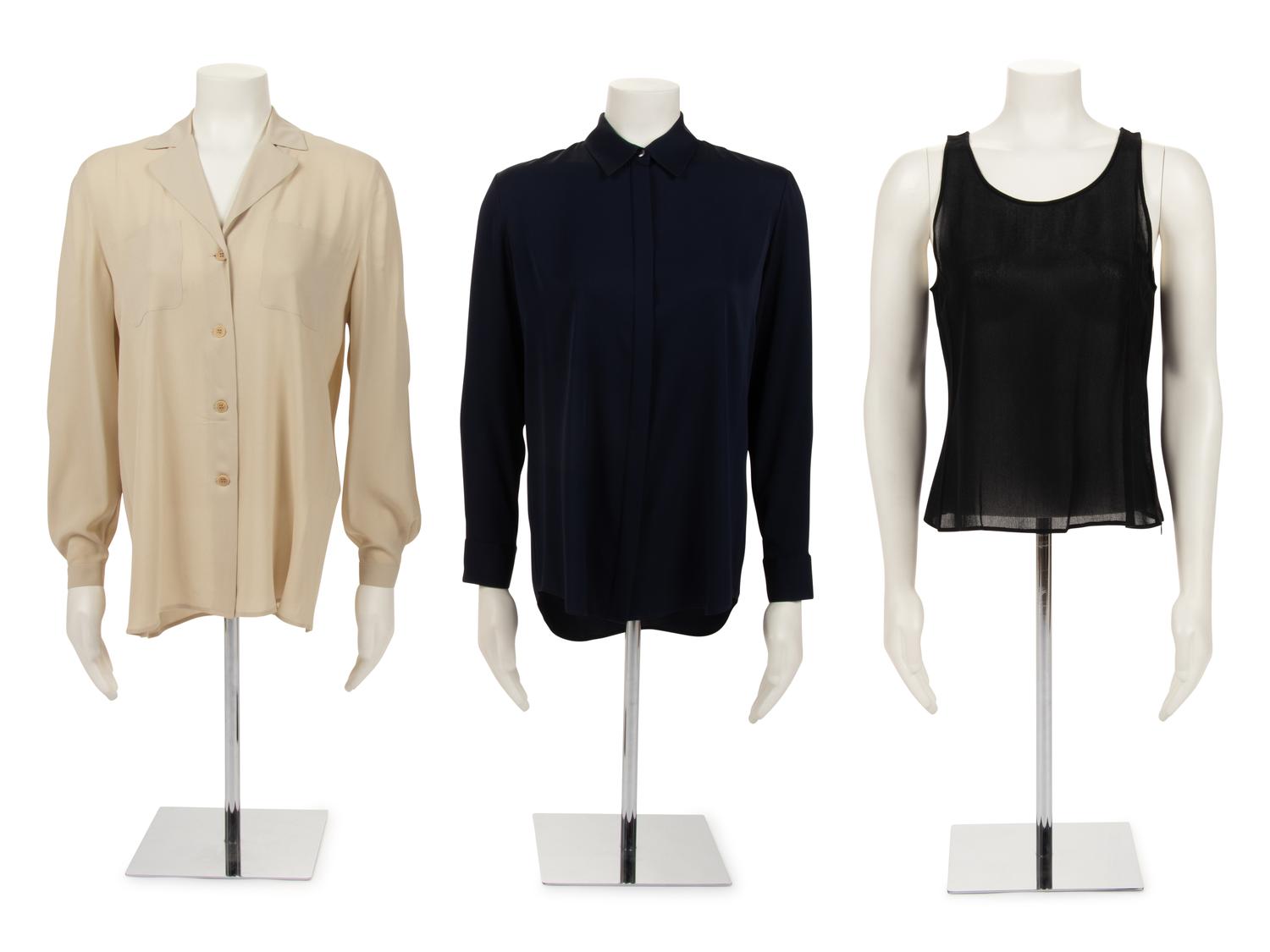 Five Designer Tops: One The Row and Four Giorgio Armani