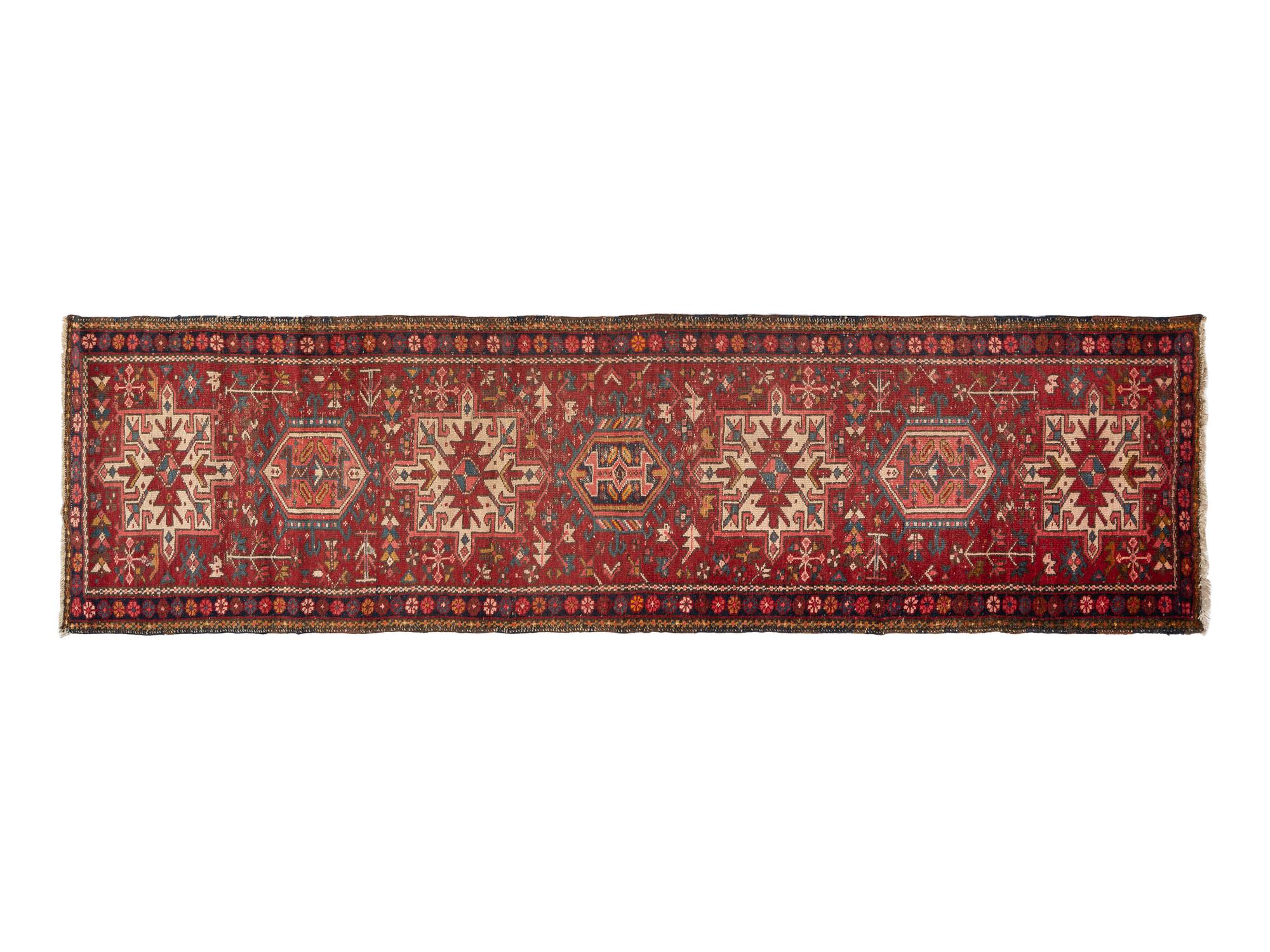 A Heriz Wool Runner