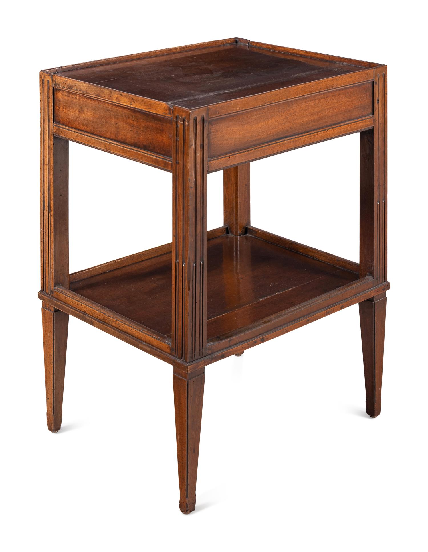 A Directoire Mahogany Side Table