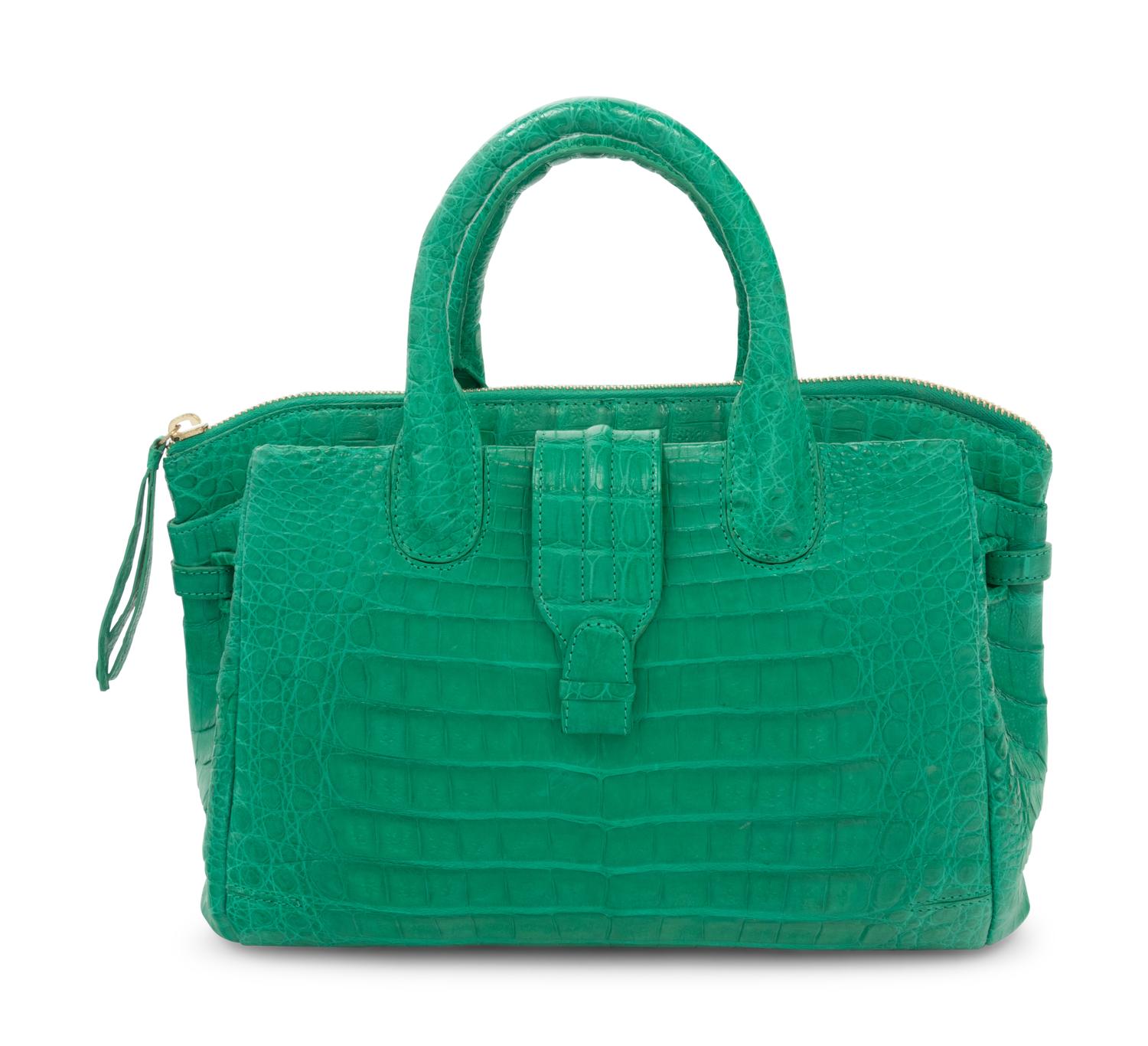 Nancy Gonzalez Crocodile Hand Bag