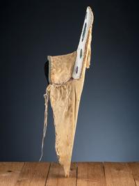 Nez Perce Child's Beaded Hide Cradle