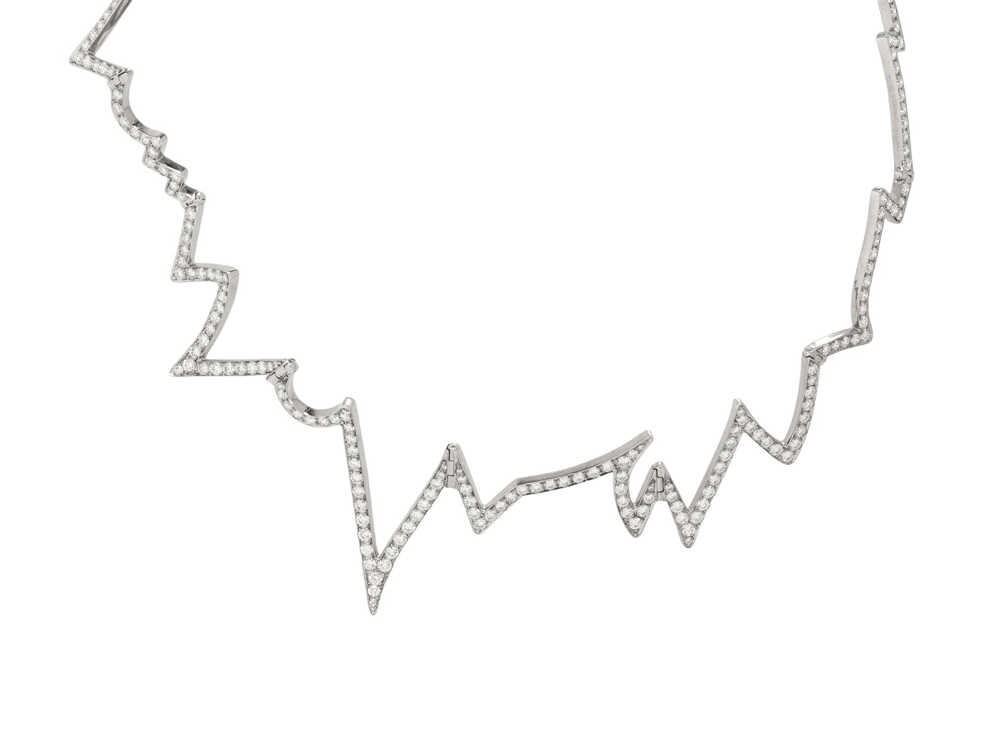 LUZ CAMINO, WHITE GOLD AND DIAMOND NECKLACE