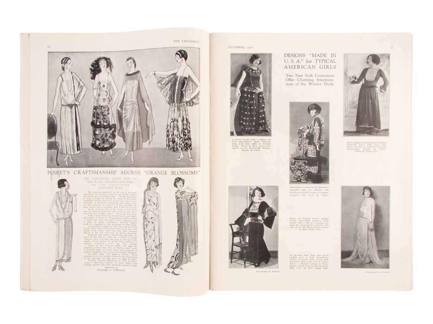 Six Issues of The Fashionist Magazine, 1922-1923
