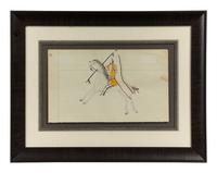 untitled, warrior on horseback