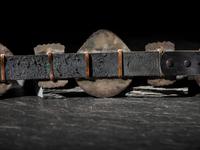 Navajo Sterling Silver and Spiny Oyster Inlaid Concha Belt