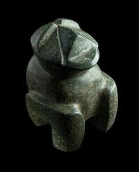 A Mezcala Metadiorite Seated Stargazer