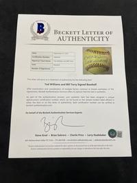 A Ted Williams and William H. Bill Terry Signed Baseball (BAS Beckett Authentication Services Certified),