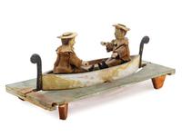 A Painted Wood "Gondola" Rocking Toy