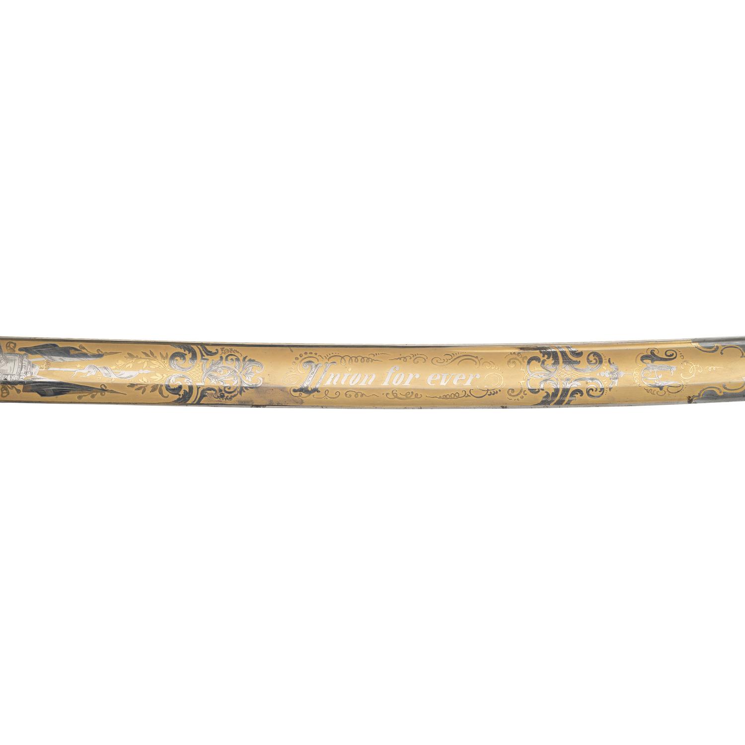 Presentation Grade Clauberg Cavalry Officer's Sword Inscribed to General James G. Blunt with CDV