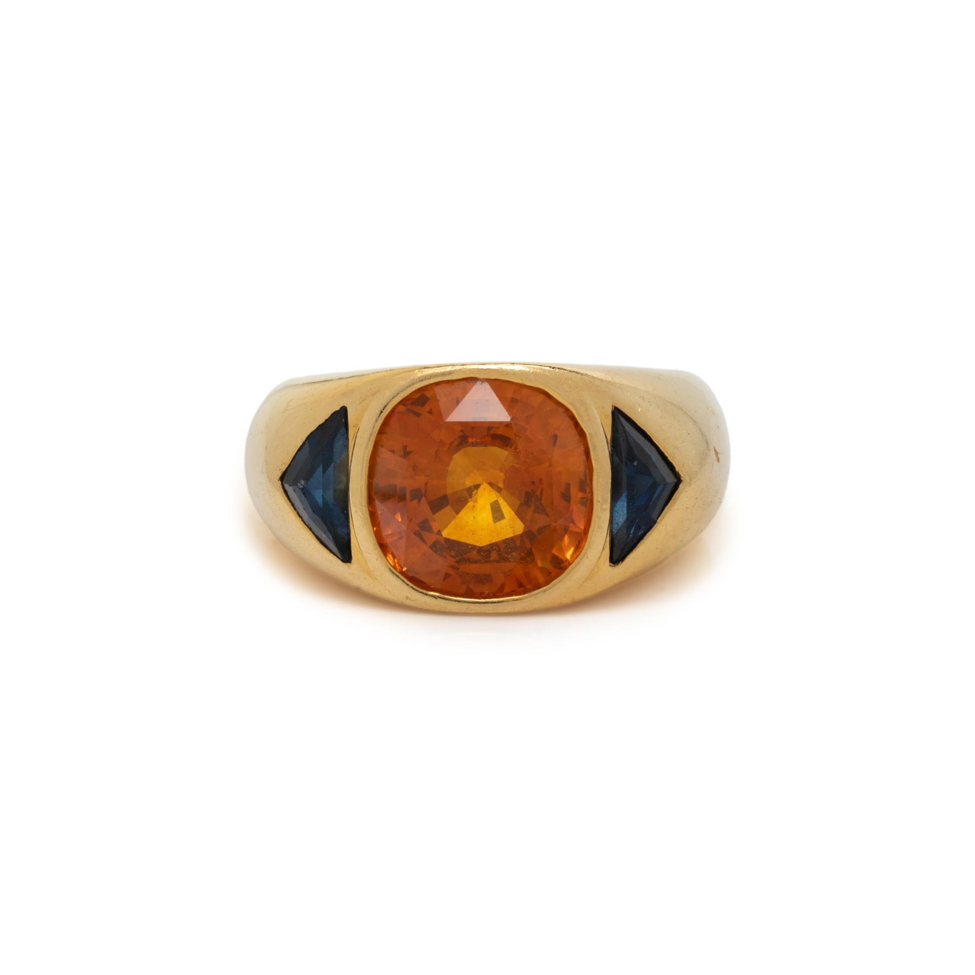 MULTICOLORED SAPPHIRE RING