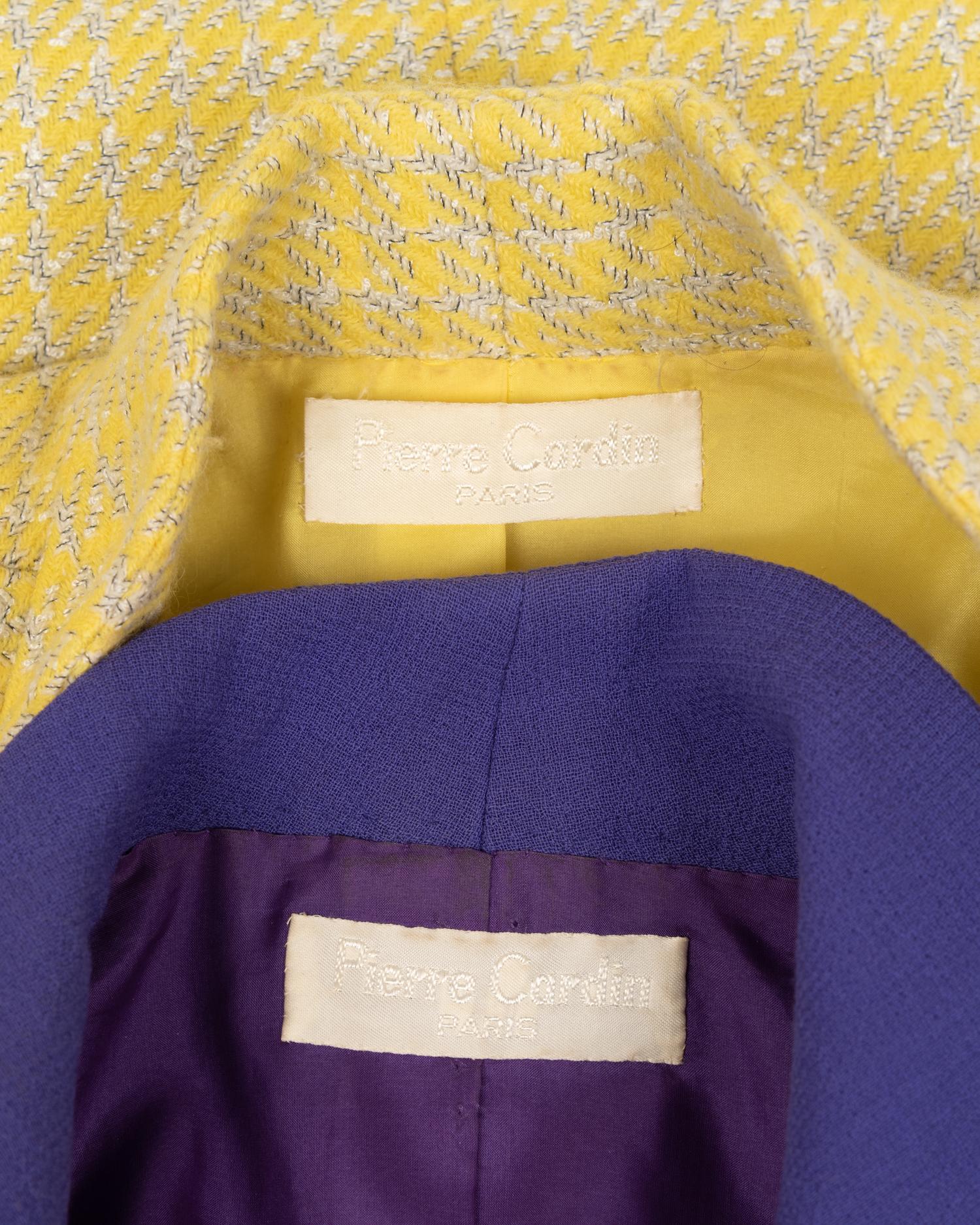 Two Pierre Cardin Haute Couture Jackets, 1990-2000s