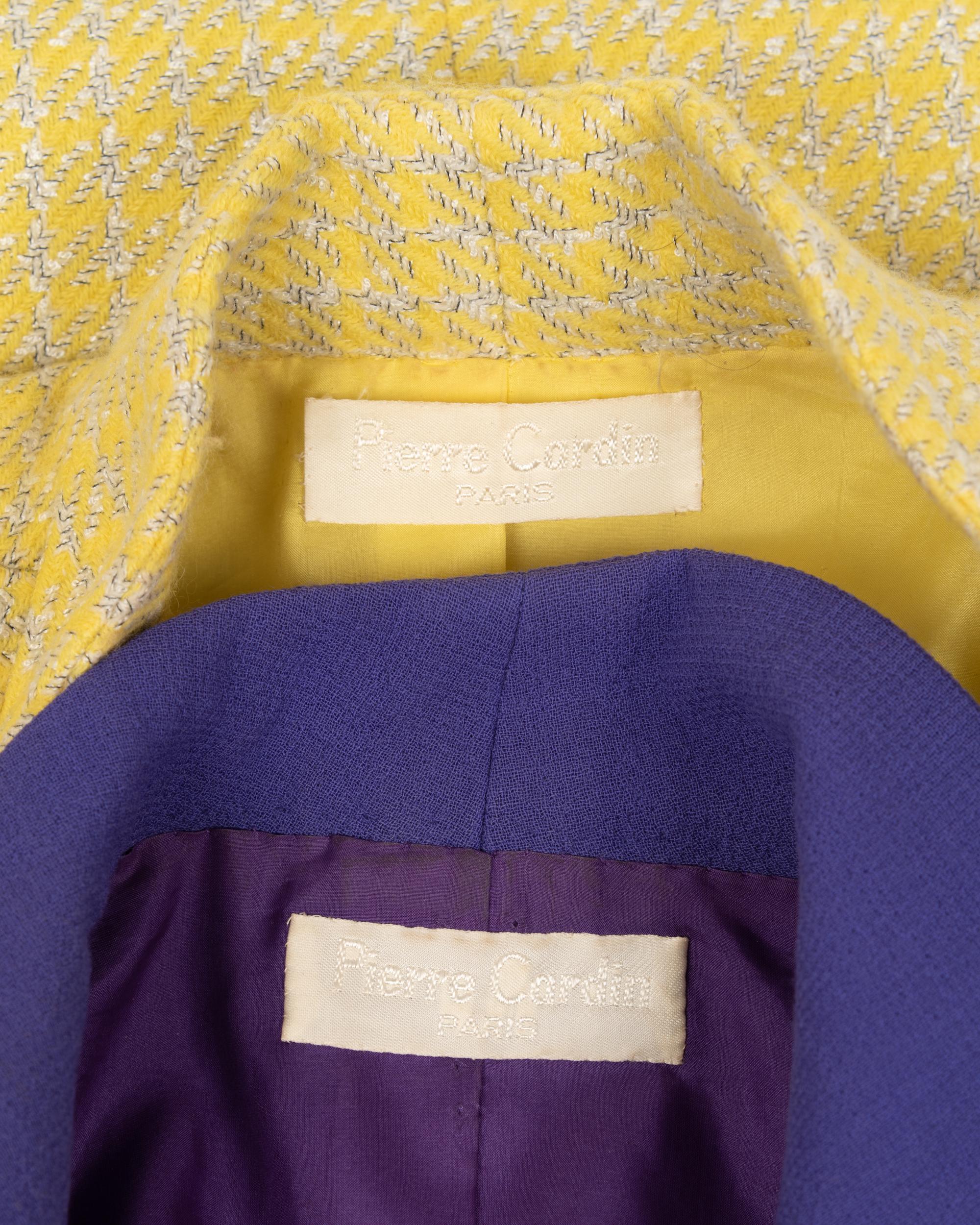 Two Pierre Cardin Haute Couture Jackets, 1990-2000s