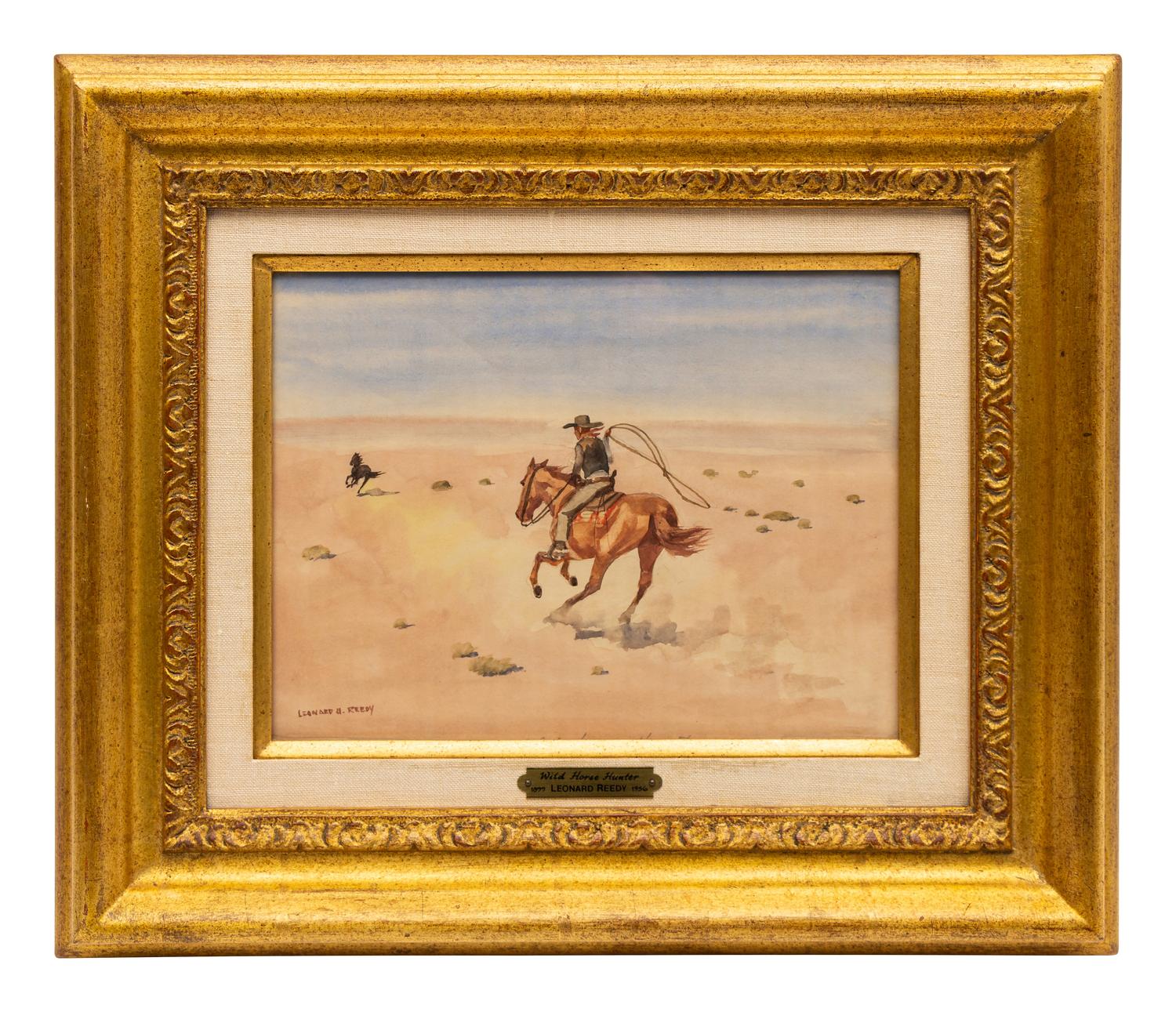 Three Works: Wild Horses Hunter , Outlaw Pursued and Attacked by the Cheyennes