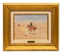 Three Works: Wild Horses Hunter , Outlaw Pursued and Attacked by the Cheyennes