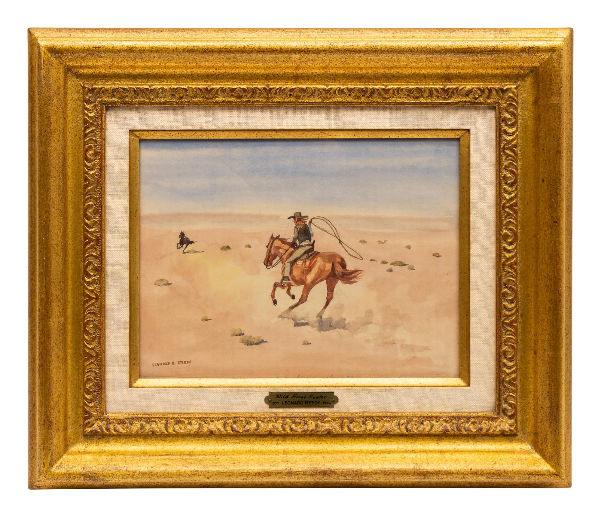 Three Works: Wild Horses Hunter , Outlaw Pursued and Attacked by the Cheyennes