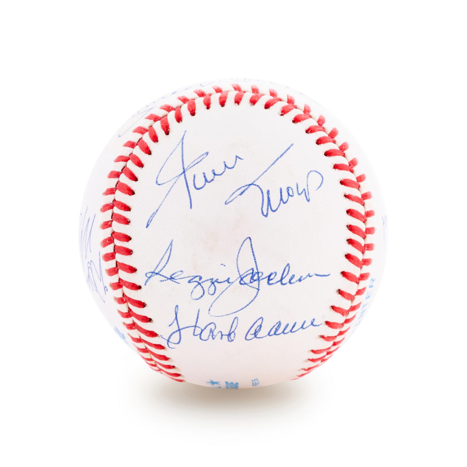 A 500 Home Run Club Signed Baseball Featuring 11 Autographs (PSA)