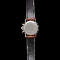 BLANCPAIN, STAINLESS STEEL 'LEMAN FLYBACK CHRONOGRAPH' WATCH