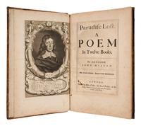 MILTON, John (1608-1674). Paradise Lost. A Poem in Twelve Books . London: Miles Flesher for Jacob Tonson, 1688.