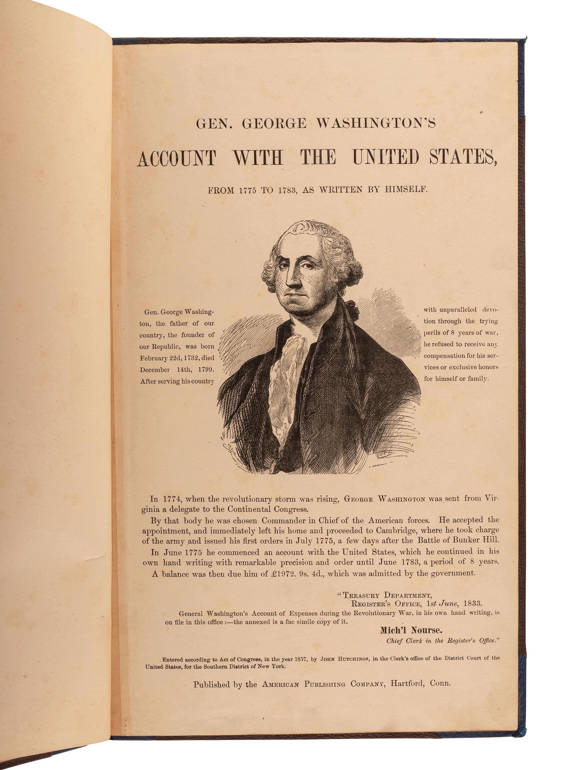 [WASHINGTON, George (1732-1799)]. A group of items related to George Washington, comprising: