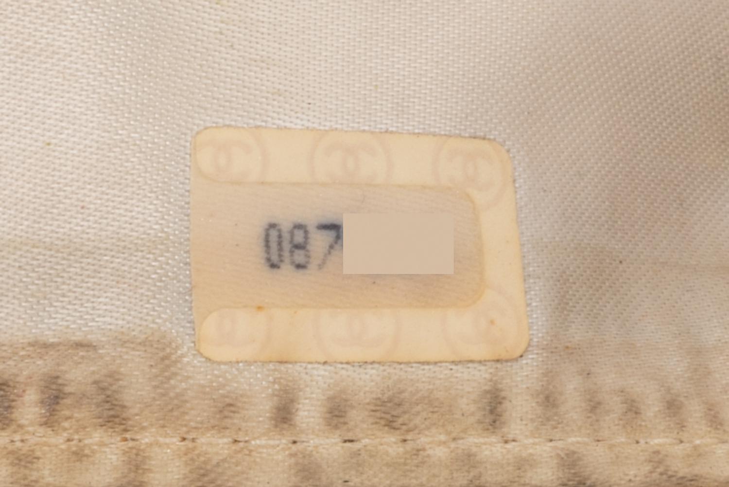Chanel Cream Leather Camera Bag, 1986-1988