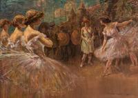 Richard Ranft, (Swiss, 1862–1931), La Repetition de Ballet, 1901