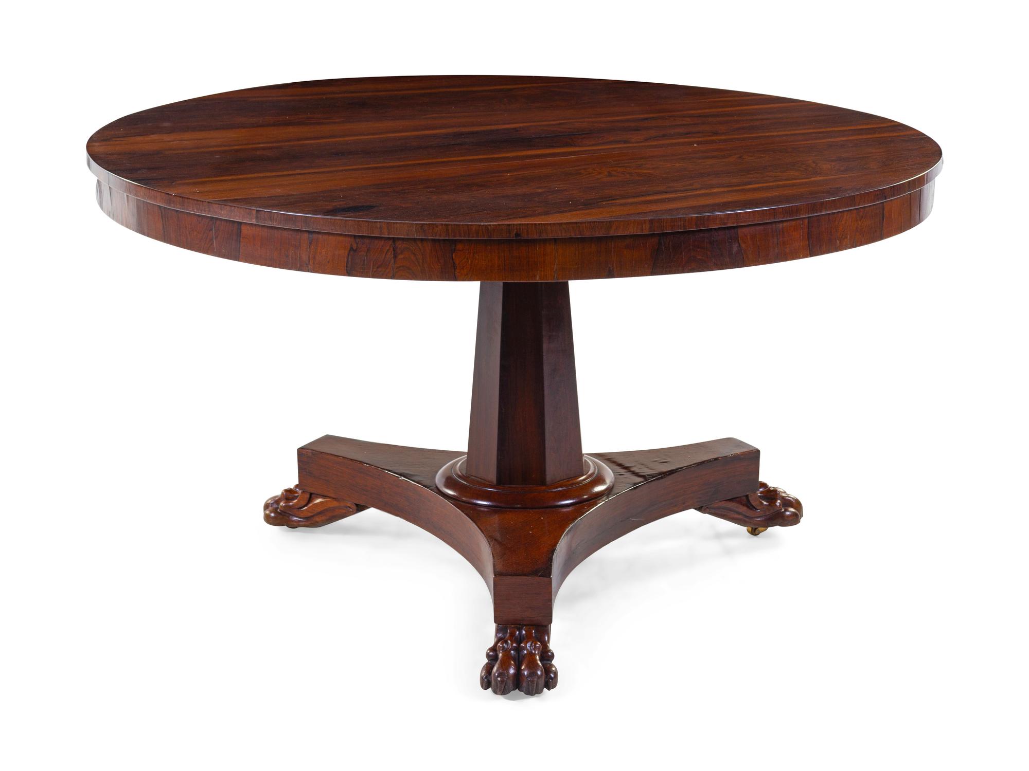 A Regency Rosewood Breakfast Table
