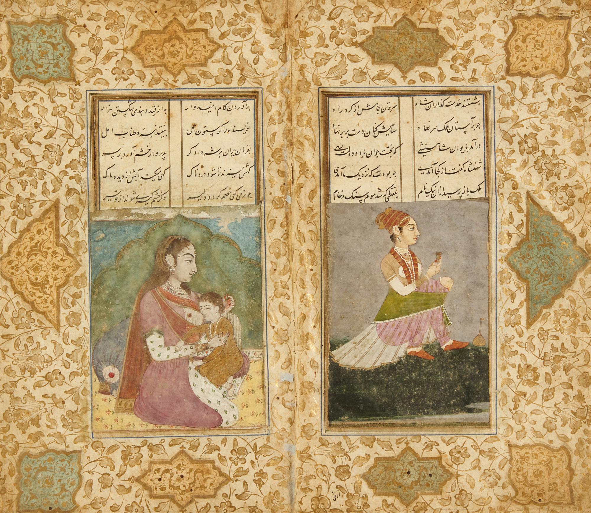 An Indian Illustrated Bifolium, 18th/19th Century