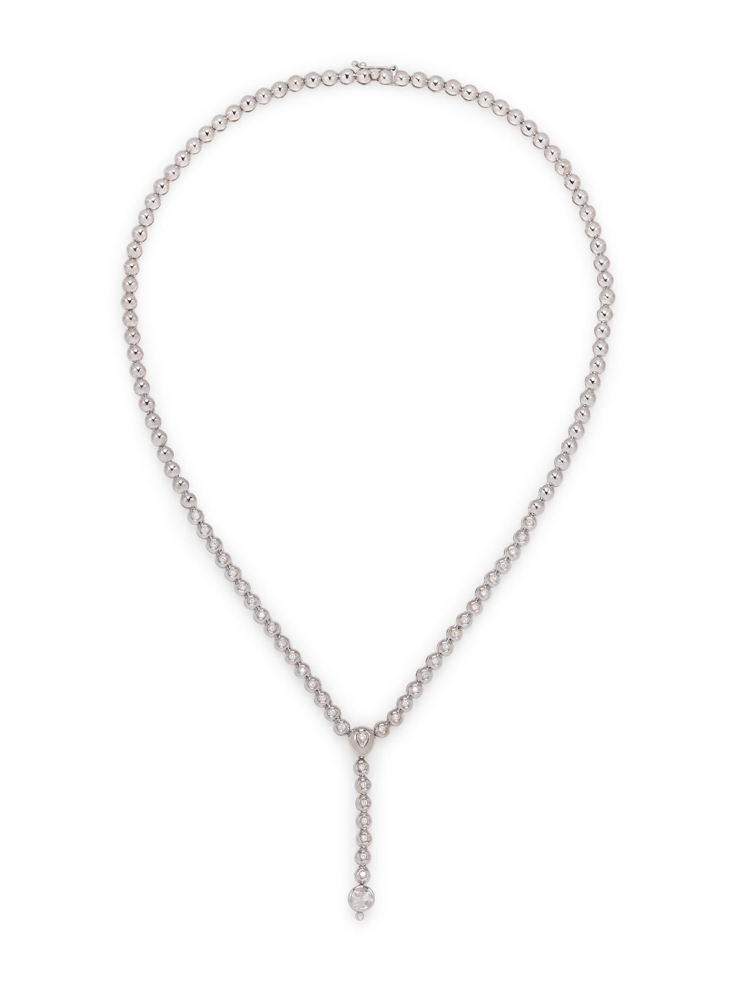 DAMIANI, DIAMOND LARIAT NECKLACE