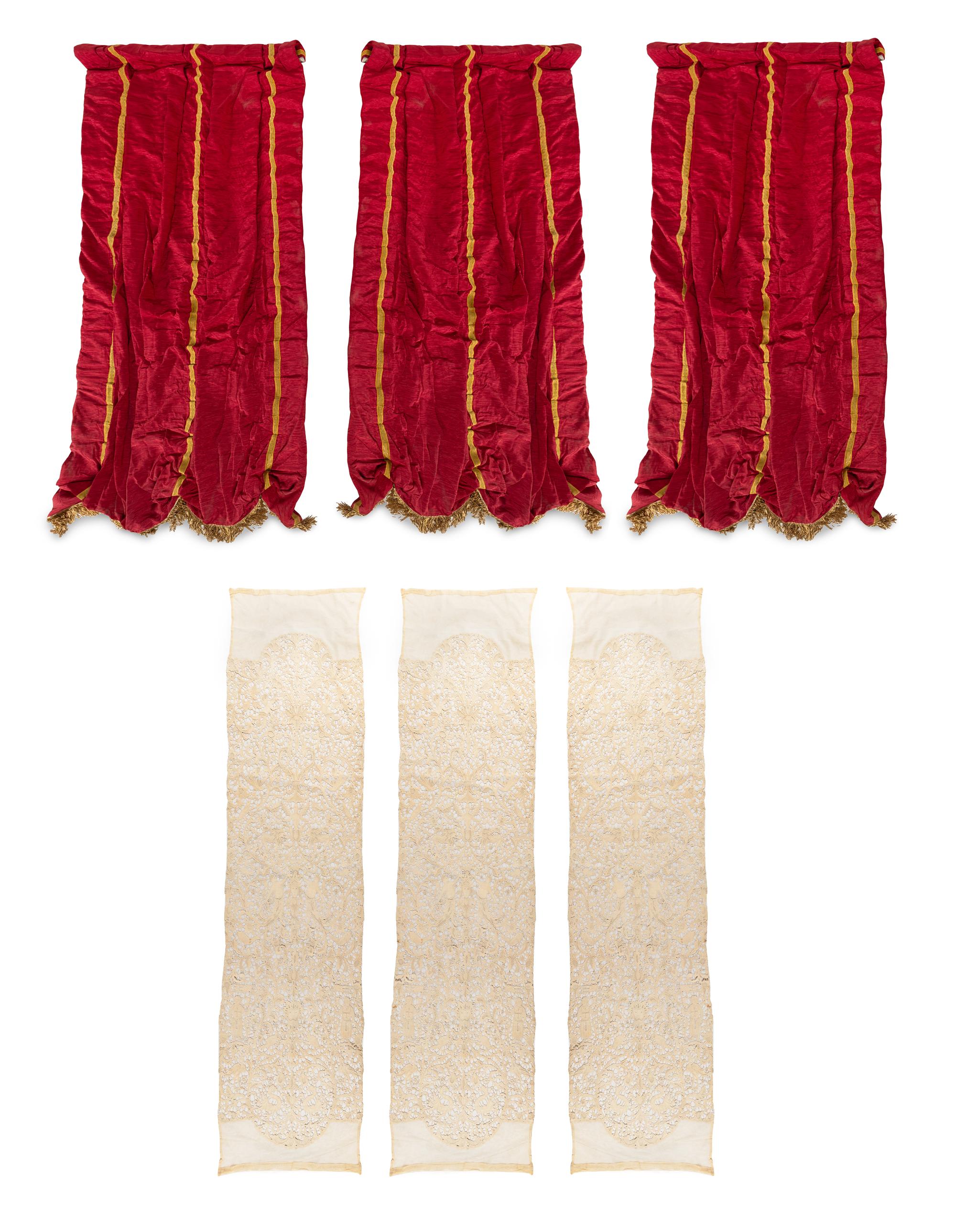 Six French Curtain Panels