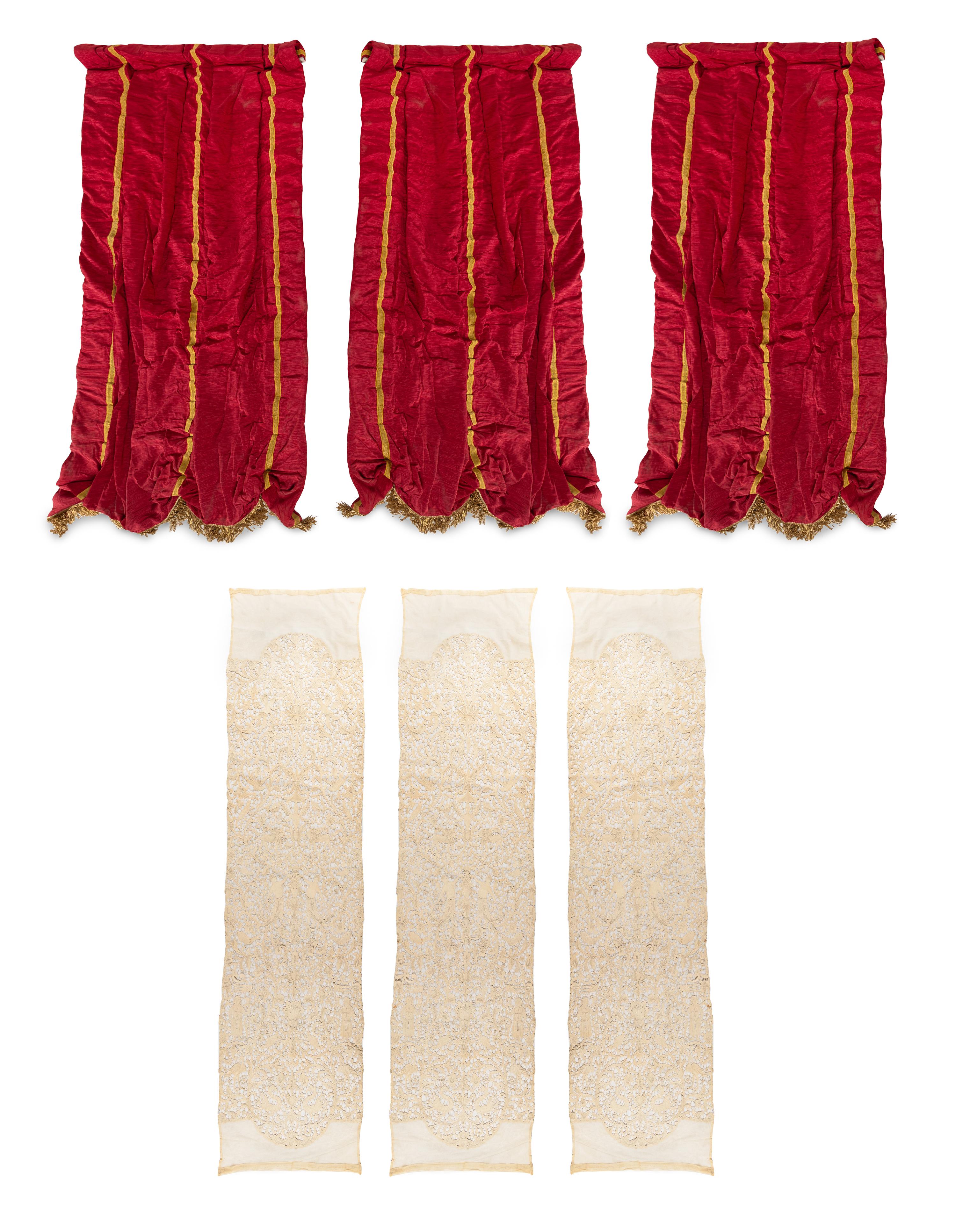 Six French Curtain Panels