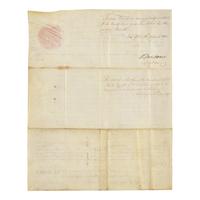 [Presidential] Jefferson, Thomas, and James Madison. Partially-Printed Document, signed.