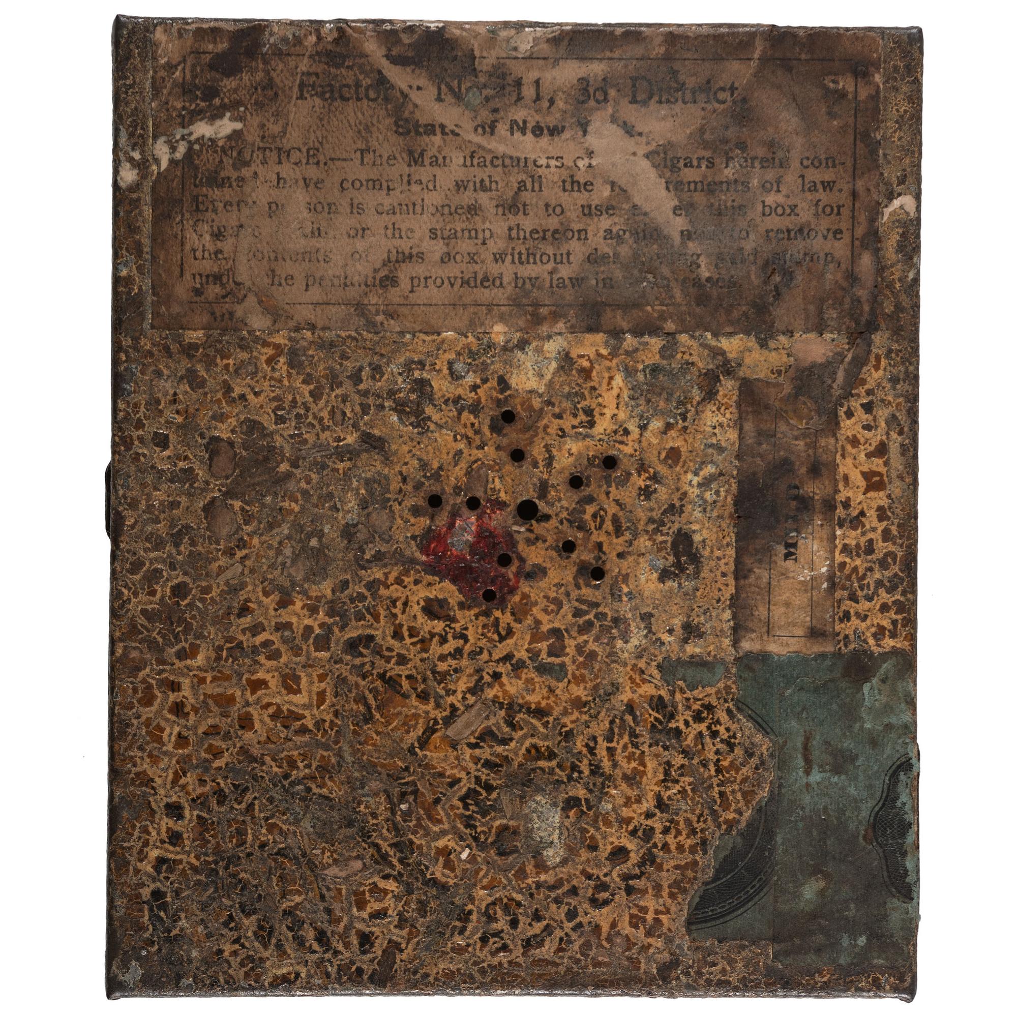 Jabez Alsover, 1st & 115th Pennsylvania Infantry Regiments. Cigar case with cigars, 1863.