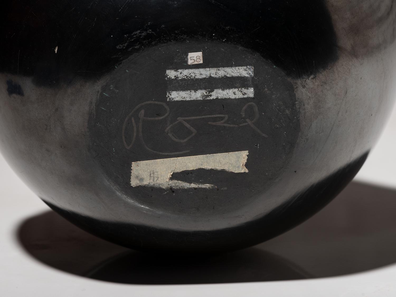 Award-Winning Blackware Pottery Jar