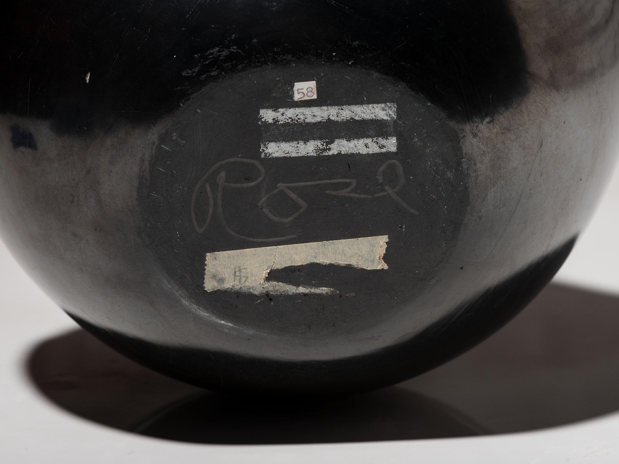 Award-Winning Blackware Pottery Jar
