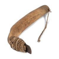 Plains Elk Antler Hide Scraper