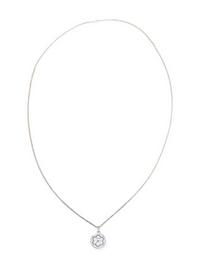 TIFFANY & CO. STAINLESS STEEL, STERLING SILVER AND ENAMEL PENDANT/WATCH